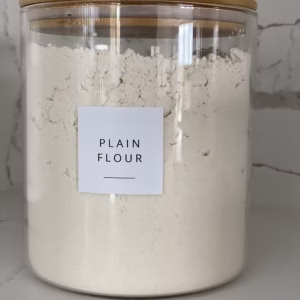 Wide Mouth Glass Jar with Bamboo Lid, 3.2L