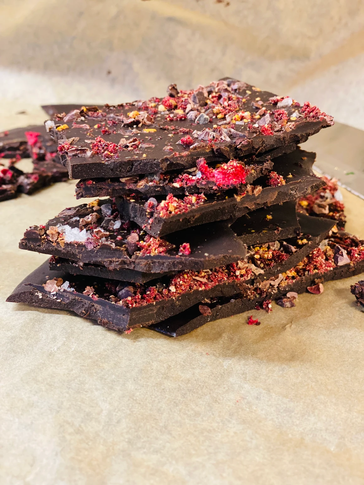 Cherry Delight Chocolate Bark
