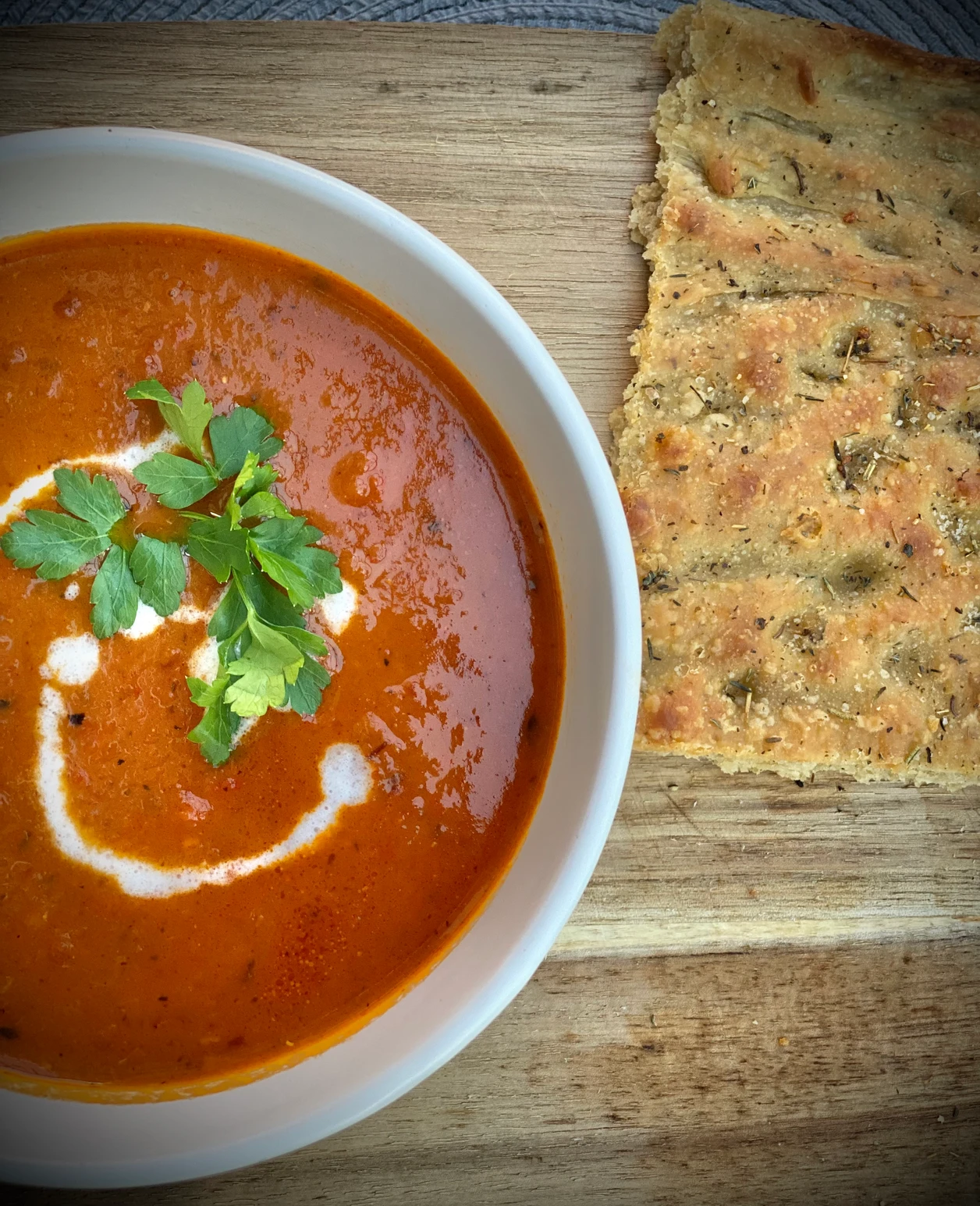 Roasted Red Pepper & Tomato Soup